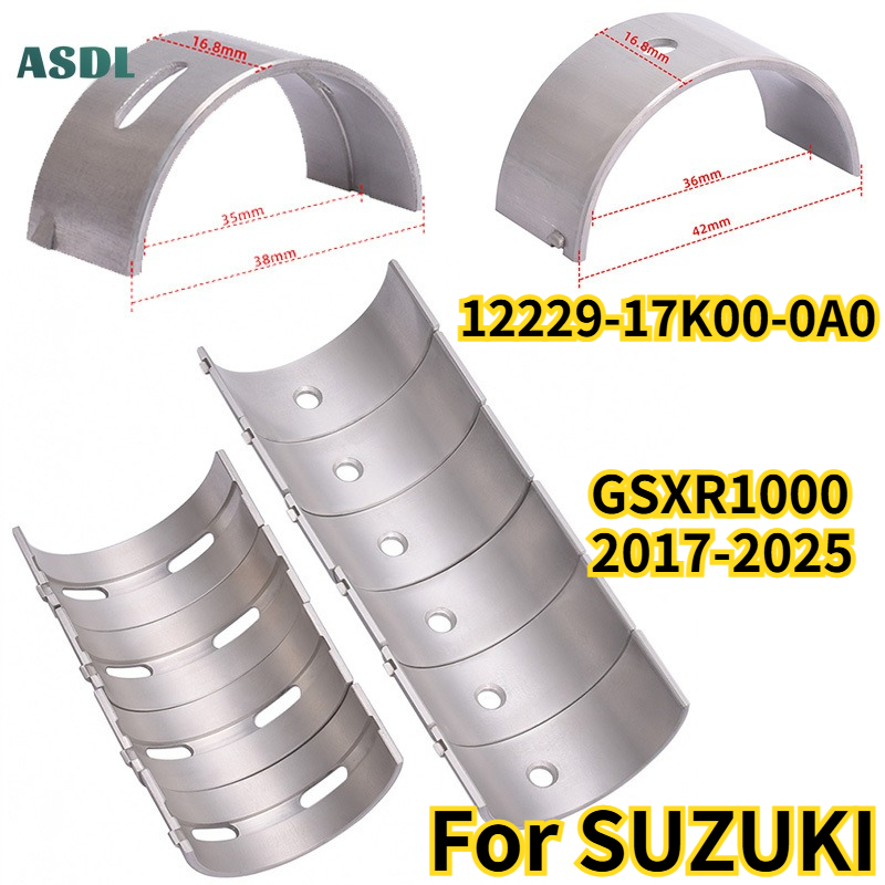 Motorcycle Crankshaft - 35mm STD ~ +50 Motorcycle Engine