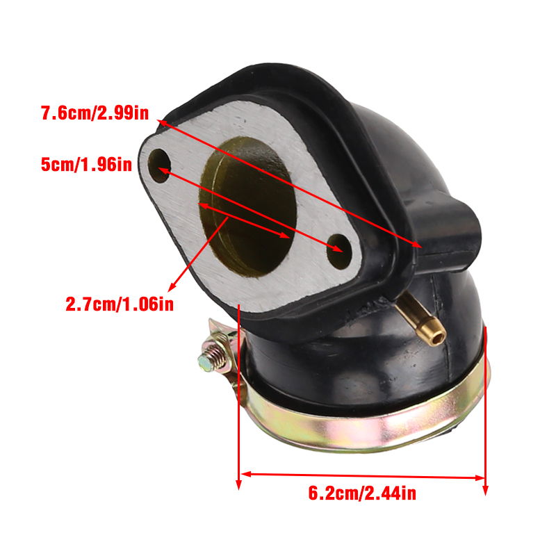 Gy6 230cc intake pipe for moto - đánh giá và giá Motorcycle Carburetor